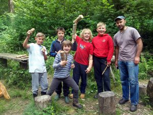 Half Day Course for Youngsters at Buzzard Chris Bushcraft